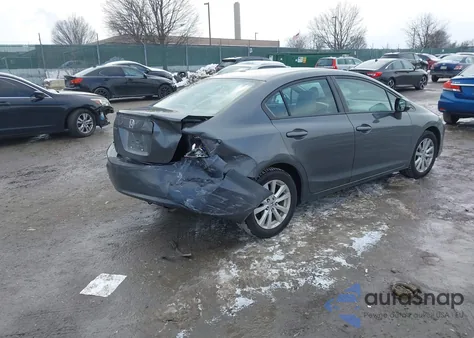 2012 Honda Civic Ex from USA, damaged, VIN 2HGFB2F81CH304789